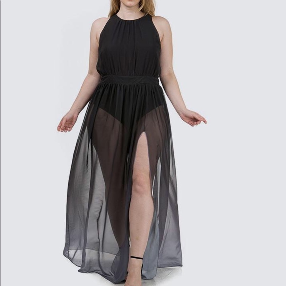 Sheer Maxi Dress